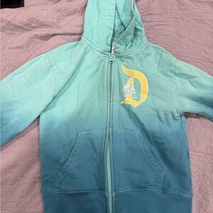 Disneyland resort hoodie- Teal and Blue Gradient